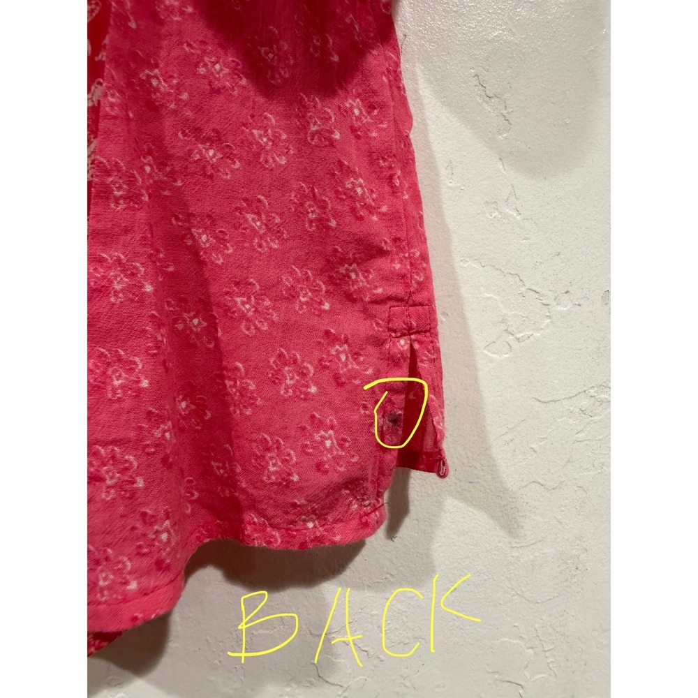 Abercrombie & Fitch Pink Paisley Floral Tassel Peasant Blouse Top Small - Picture 6 of 6